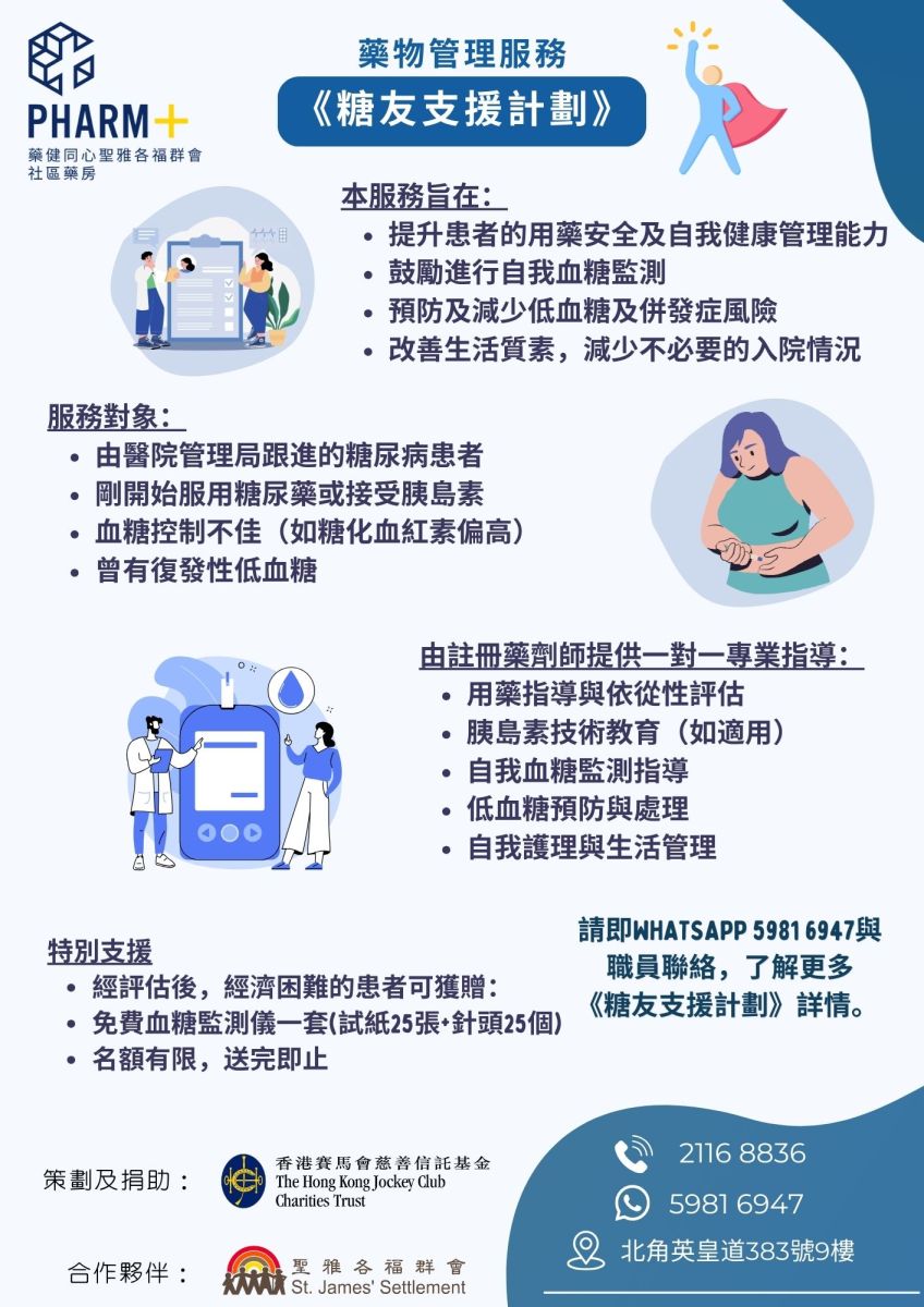 药物管理服务《糖友支援计划》